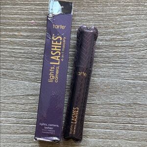 New in box Tarte Lights Camera Lashes 4 in 1 Mascara- Black